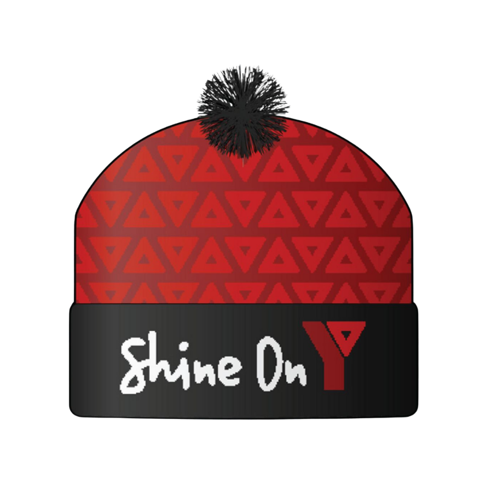 Y Shine On Woven Cuff Toque