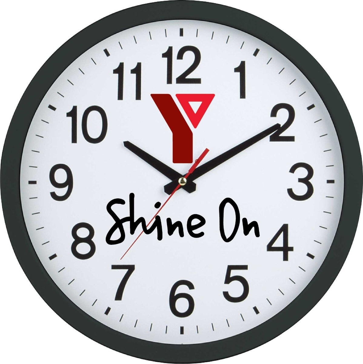 Y Shine On Giant Wall Clock