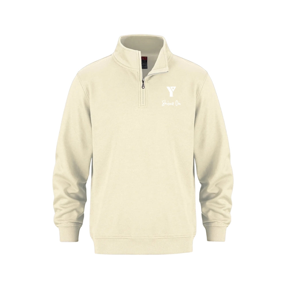 Chandail en molleton pour adulte à fermeture éclair 1/4