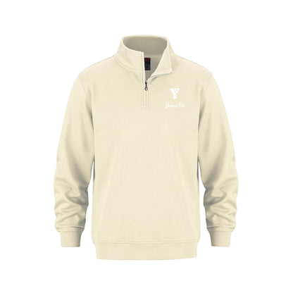 Chandail en molleton pour adulte à fermeture éclair 1/4