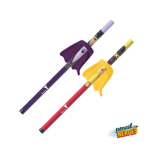 Girl Power Superhero Pencil w/Cape - 10 pack