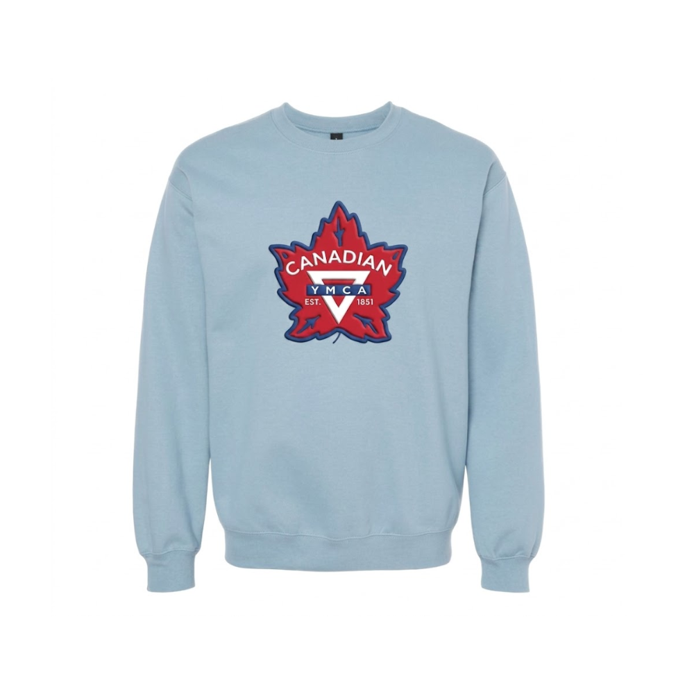 Y Retro Patch Puff Crewneck