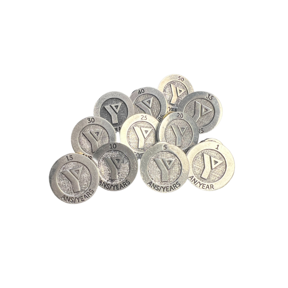 Years of Service Lapel Pins – YMCA Canada Online Store