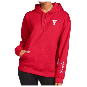Stripped Denim Sleeved Hood-YMYH main image 0