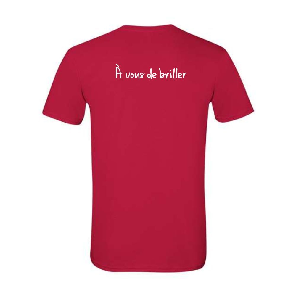 Ys of Quebec Shine On Red T-Shirt